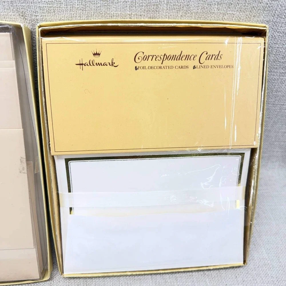 Hallmark vintage stationery